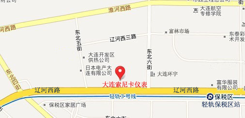 大連索尼卡地址路線圖